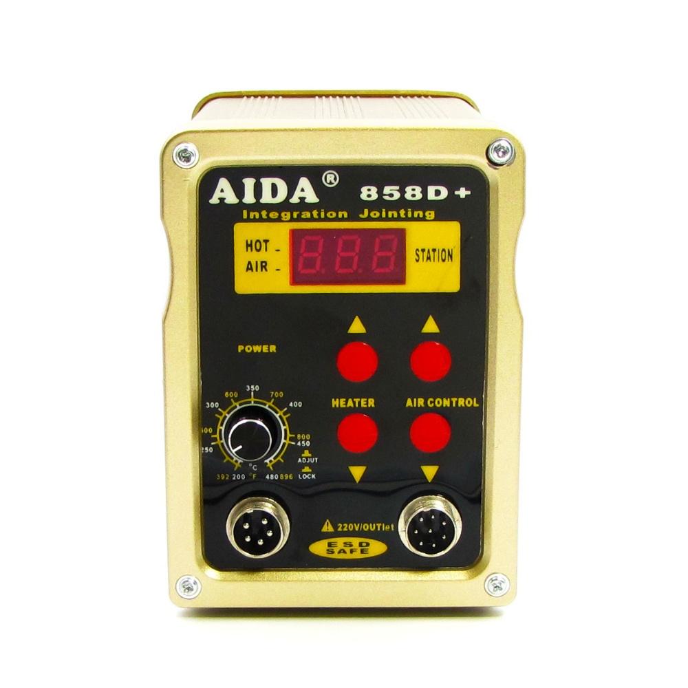 Паяльная станция Aida 858D+ бескомпрессорная, фен, паяльник