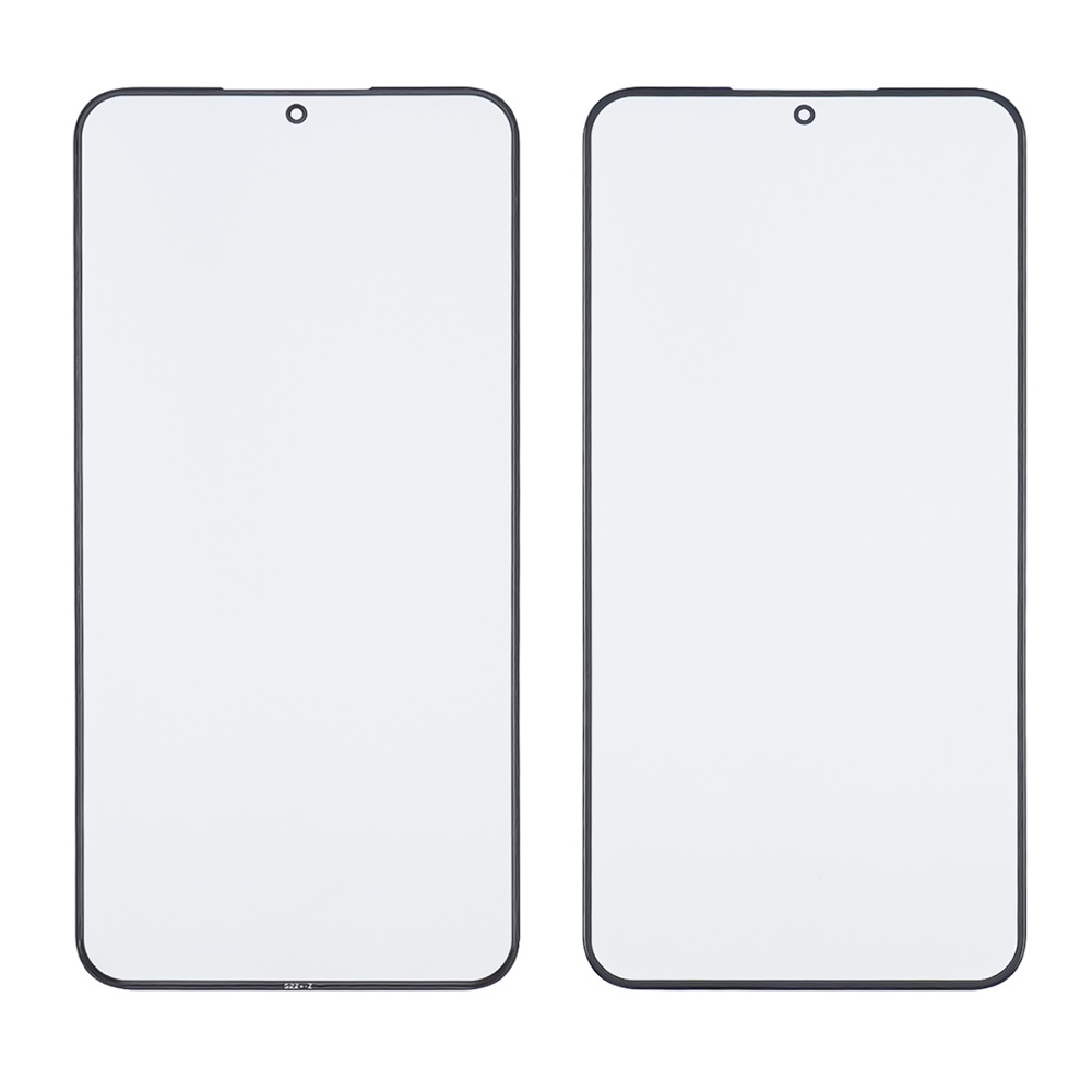 Стекло тачскрина с OCA плёнкой для Samsung S906 Galaxy S22 Plus чёрное с олеофобным покрытием, закалённое