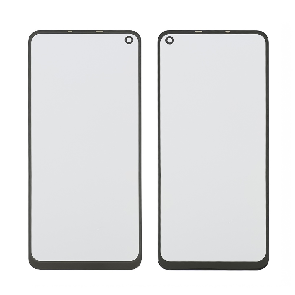 Стекло тачскрина с OCA плёнкой для TECNO Camon 12 AIR (CC6) чёрное с олеофобным покрытием, закалённое
