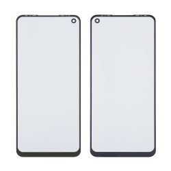 Стекло тачскрина с OCA плёнкой для TECNO Spark 6/ Camon 16 SE (KE7/ CE7J) чёрное с олеофобным покрытием, закалённое