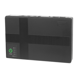 Источник бесперебойного питания для сетевого оборудования DC1018P 12V/ 9V/ 5V 10400 mAh чёрный