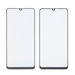 Стекло тачскрина с OCA плёнкой для Samsung M325 Galaxy M32 чёрное с олеофобным покрытием, закалённое