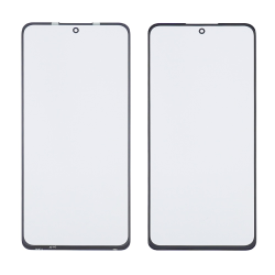 Стекло тачскрина с OCA плёнкой для Xiaomi Poco X4 Pro/ Redmi Note 11 Pro (5G) чёрное с олеофобным покрытием, закалённое