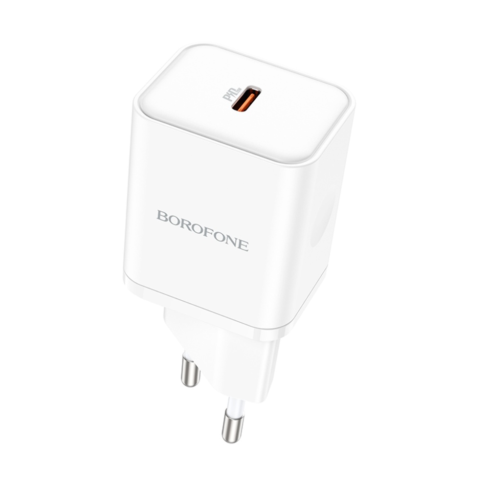 Сетевое зарядное устройство Borofone BN6 Type-C PD 20W белое