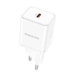 Сетевое зарядное устройство Borofone BN6 Type-C PD 20W белое