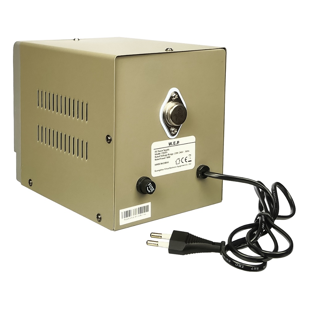 Блок питания лабораторный WEP PS-1502D+ USB, 15V, 2A, цифровая индикация