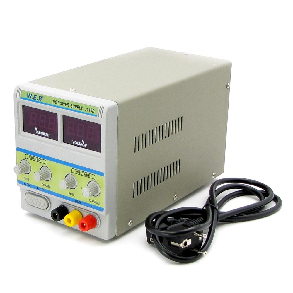 Блок питания лабораторный WEP PS-3010D 30V, 10A, цифровая индикация