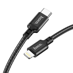 Кабель Hoco X14 DS Type-C to Lightning PD 2m black Кабель Hoco X14 DS Type-C to Lightning PD 2m black