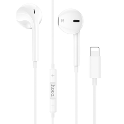 Наушники вкладыши Hoco M80 Lightning white