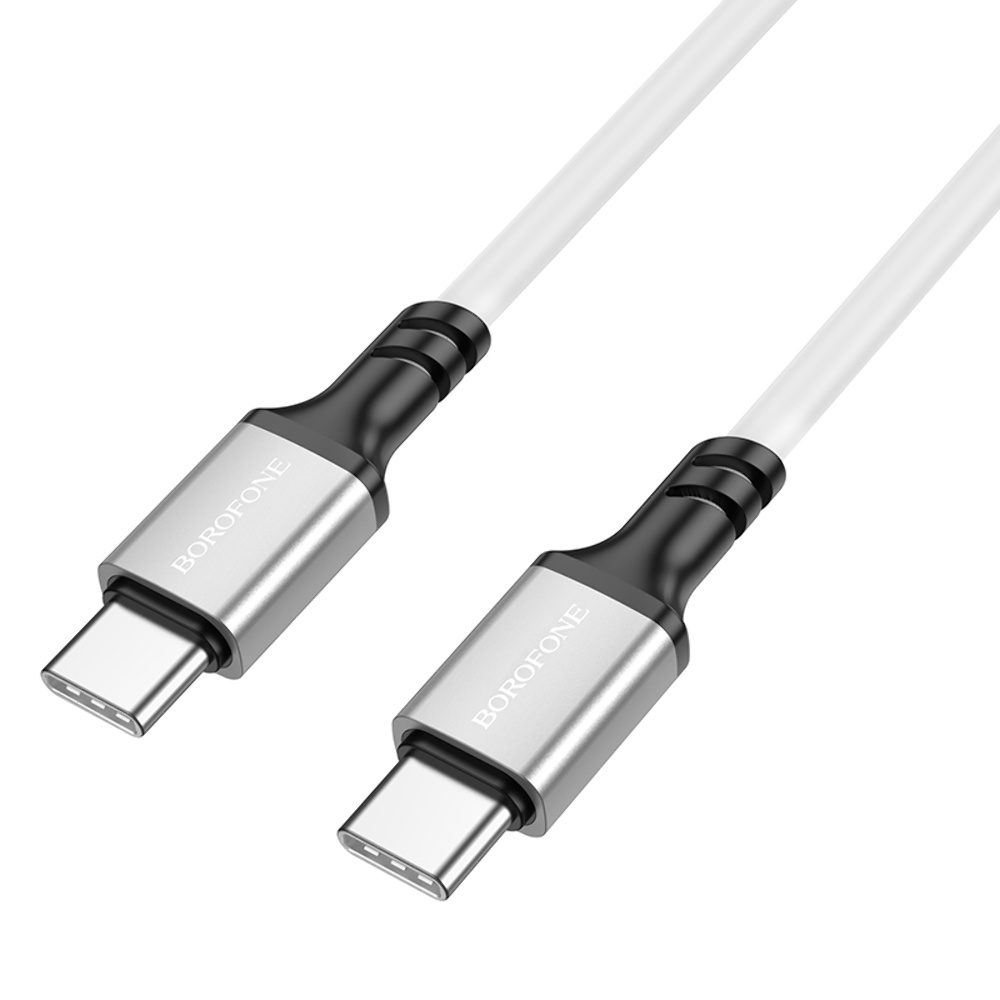 Кабель Borofone BX83 Type-C to Type-C PD 60W 1m white
