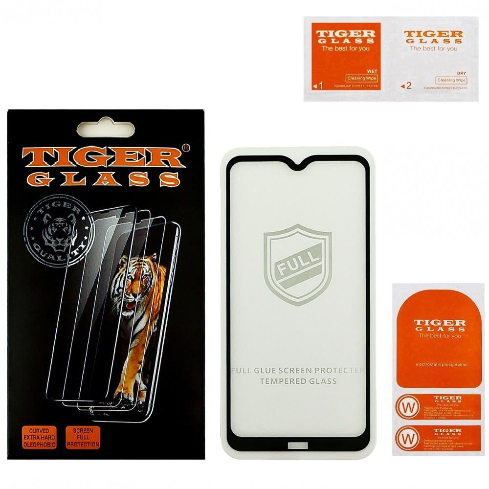 Защитное стекло TigerGlass для Xiaomi Redmi 8/ 8A Full Glue (0.3 мм, 2.5D, чёрное)