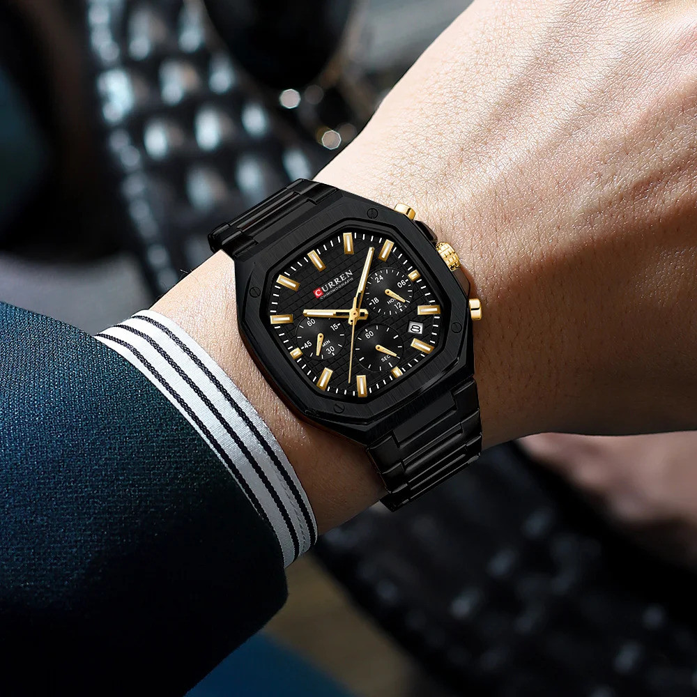 Curren 8459 Black