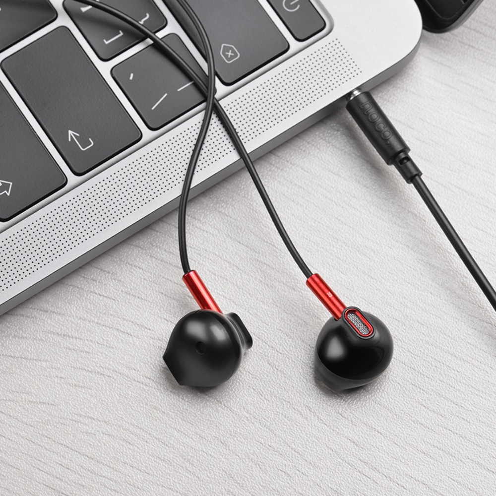 Наушники вкладыши Hoco M57 Jack 3.5 black