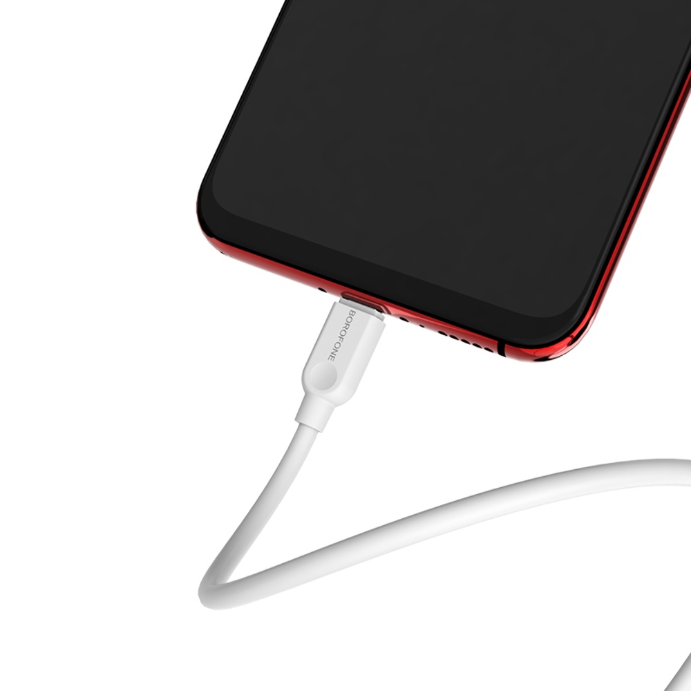 Кабель Borofone BX14 USB to MicroUSB 1m white