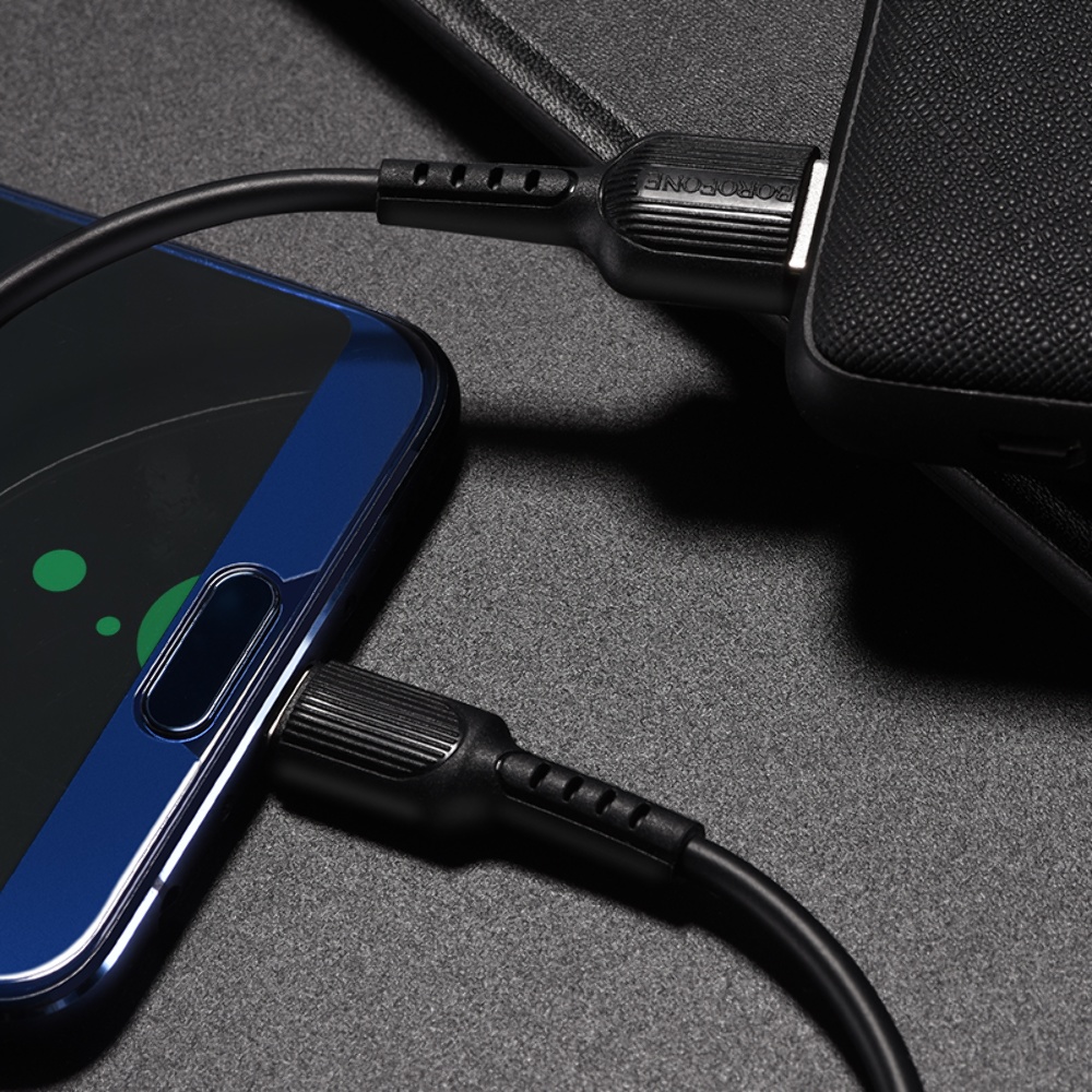 Кабель Borofone BX16 USB to Type-C 1m black