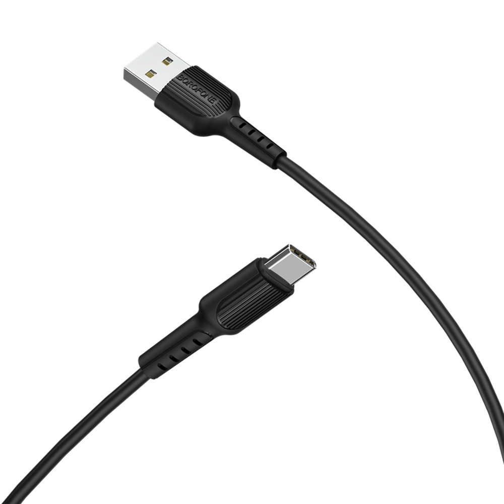 Кабель Borofone BX16 USB to Type-C 1m black