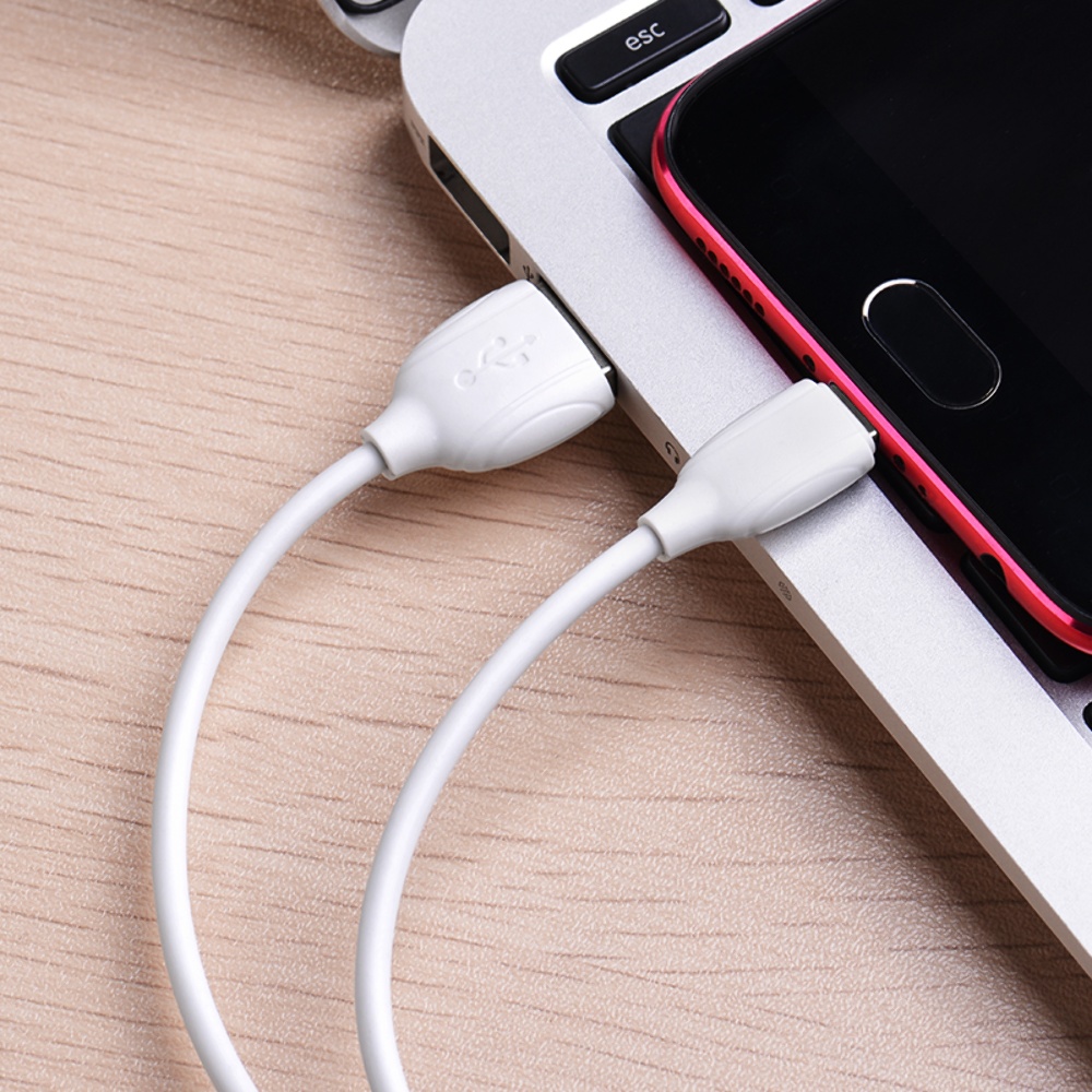 Кабель Borofone BX19 USB to MicroUSB 1m white
