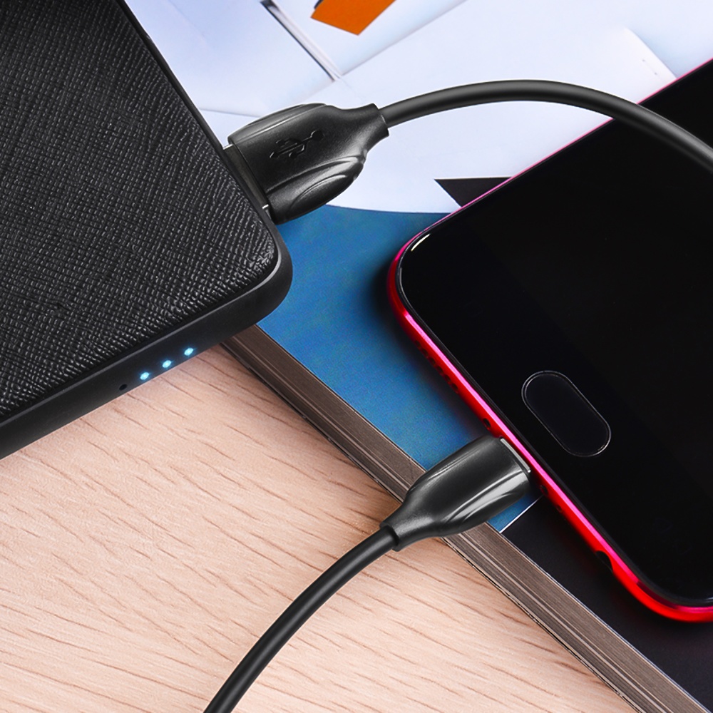 Кабель Borofone BX19 USB to MicroUSB 1m black
