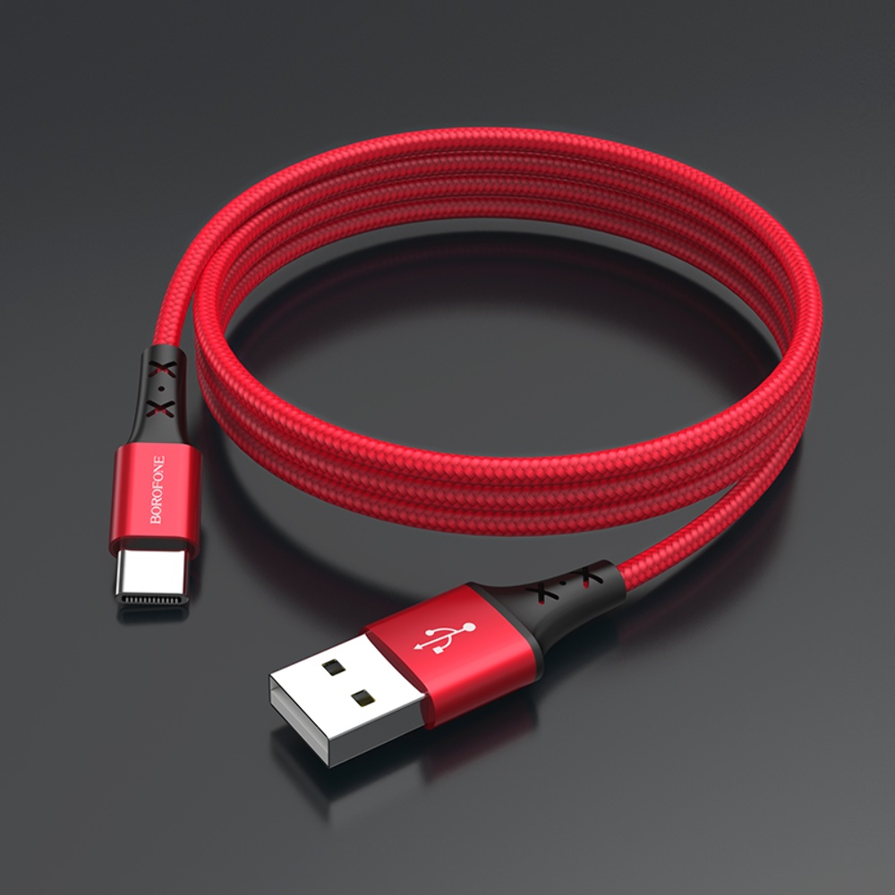 Кабель Borofone BX20 USB to Type-C 1m red