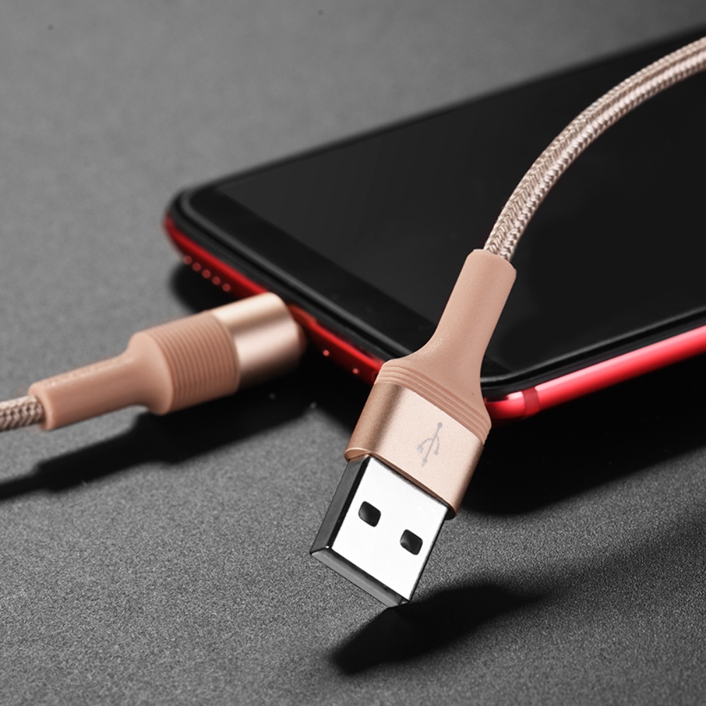 Кабель Borofone BX21 USB to MicroUSB 1m gold