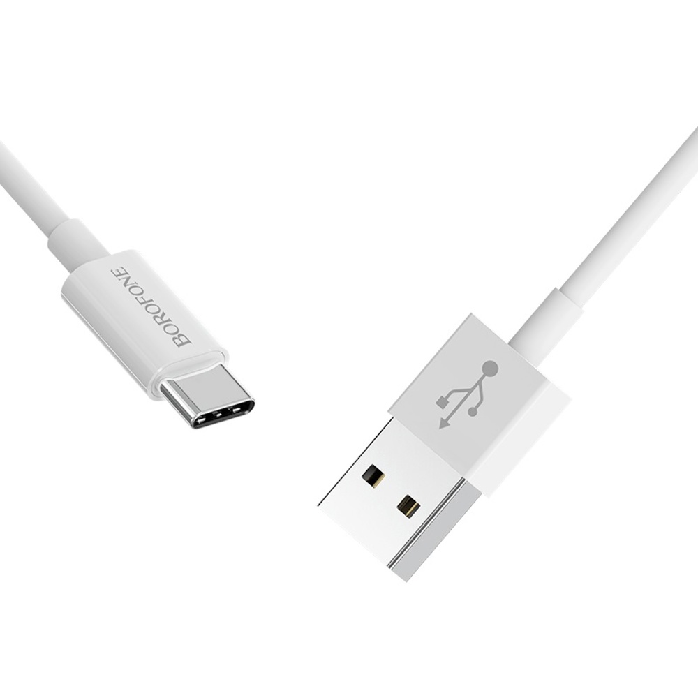 Кабель Borofone BX22 USB to Type-C 1m white