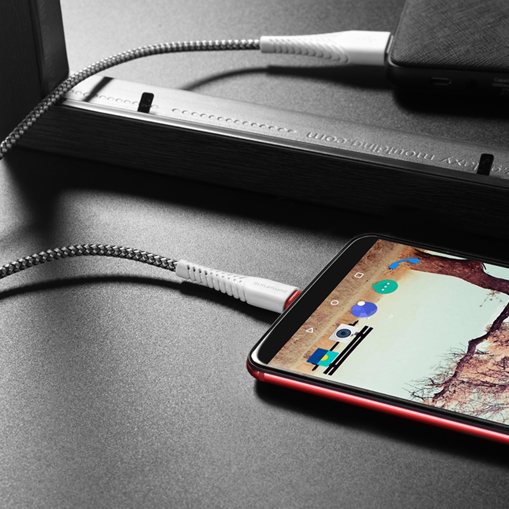 Кабель Borofone BX25 USB to Type-C 1m white