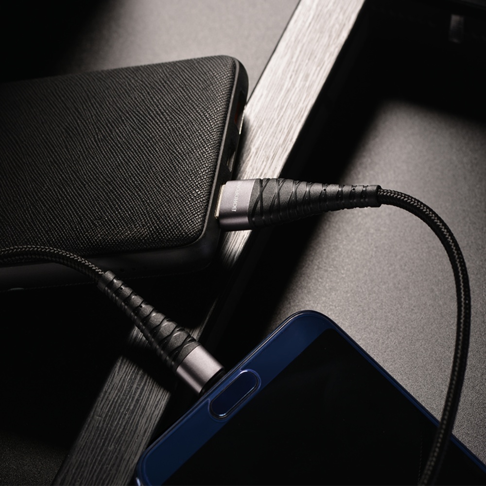 Кабель Borofone BX32 USB to MicroUSB 1m black