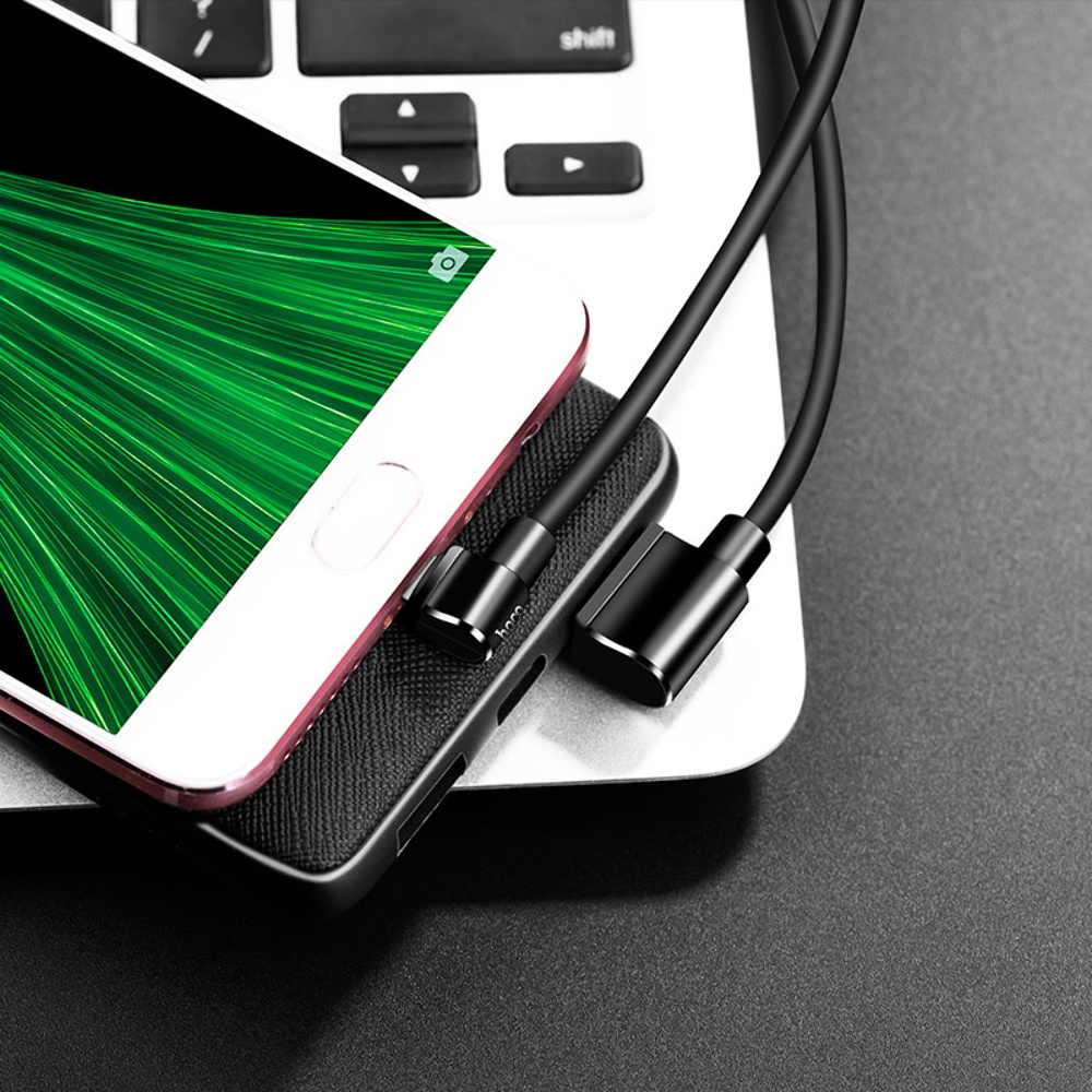 Кабель Hoco U37 USB to MicroUSB 1.2m black