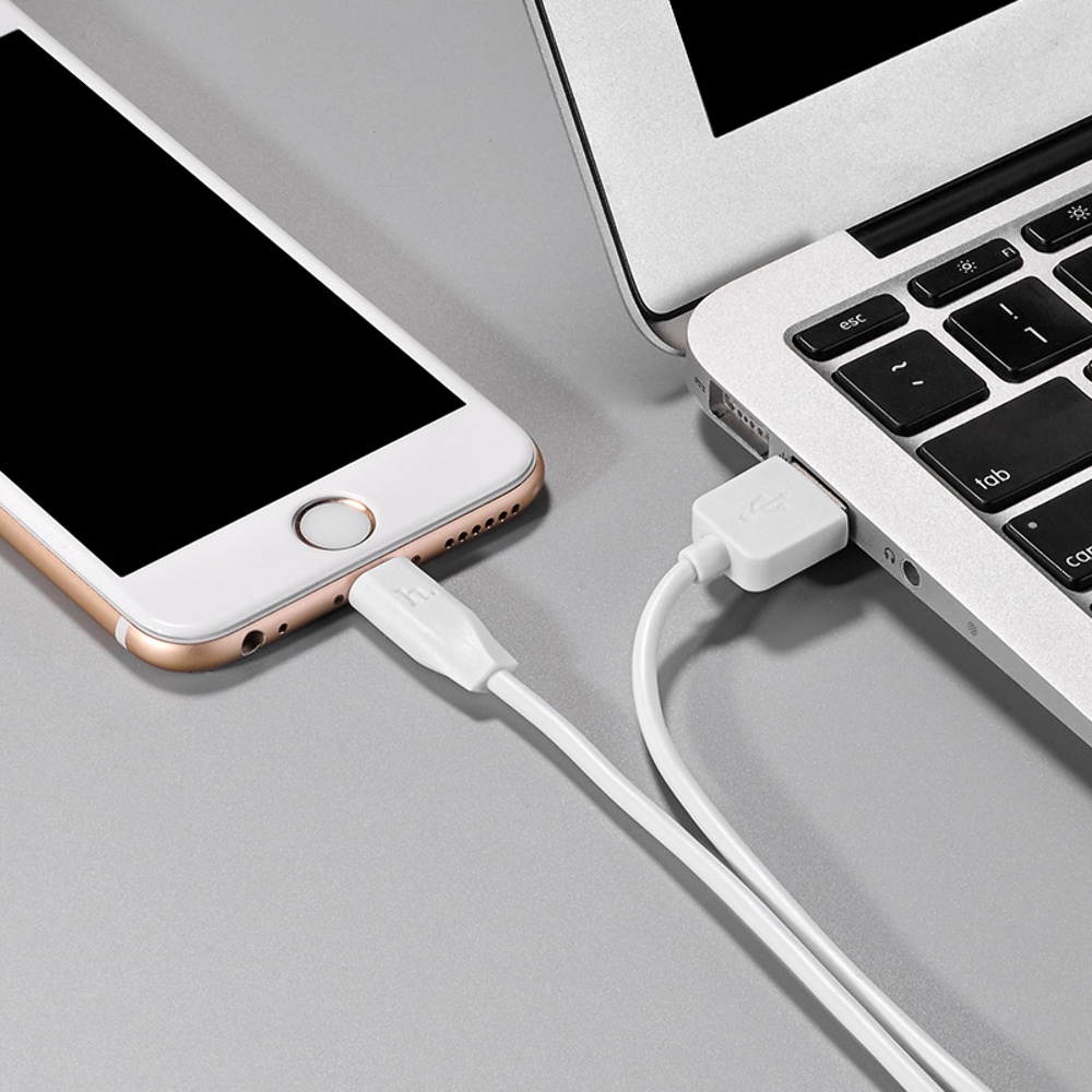 Кабель Hoco X1 USB to Lightning 1m white