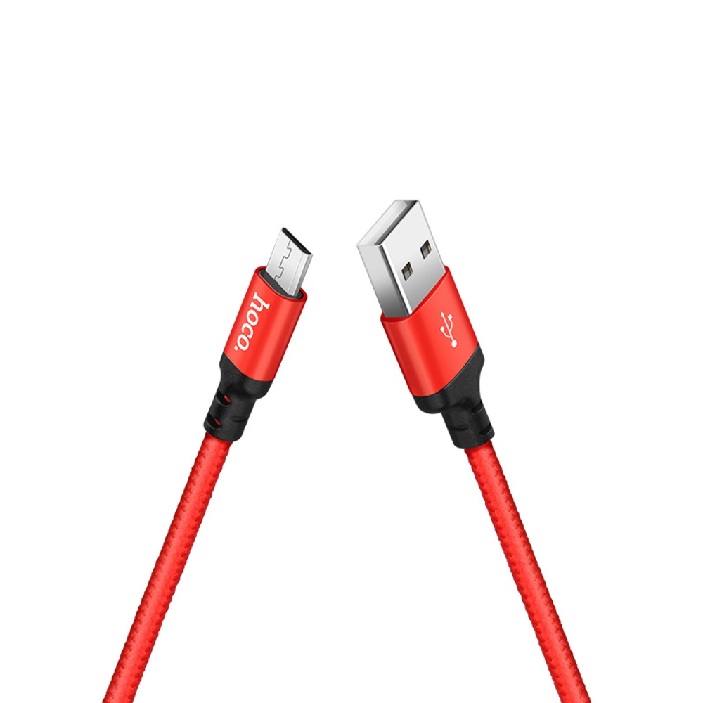 Кабель Hoco X14 USB to MicroUSB 1m red