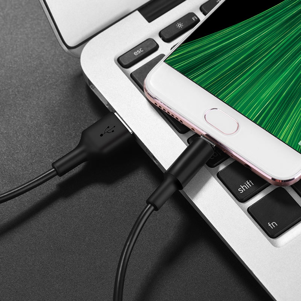 Кабель Hoco X25 USB to MicroUSB 1m black