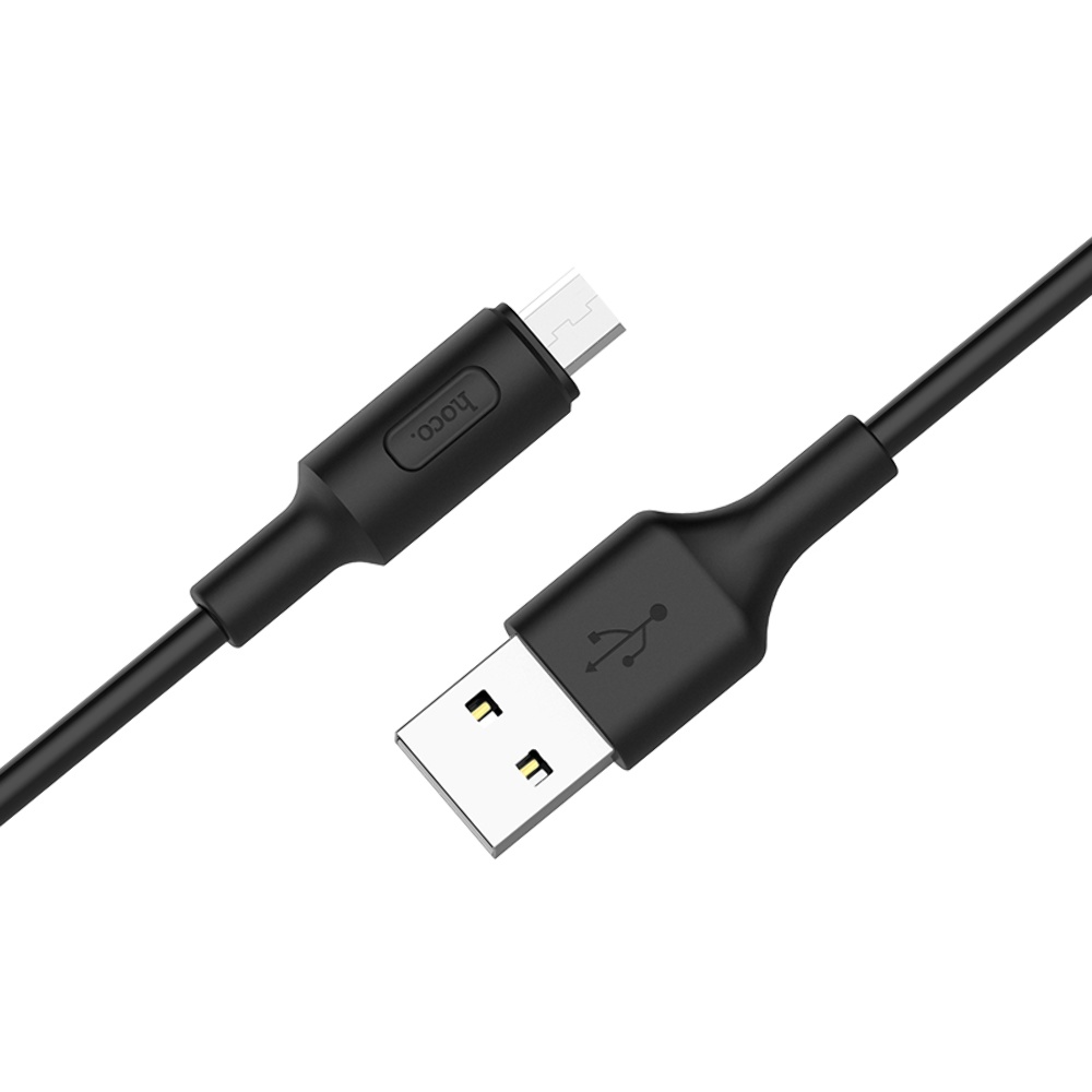 Кабель Hoco X25 USB to MicroUSB 1m black