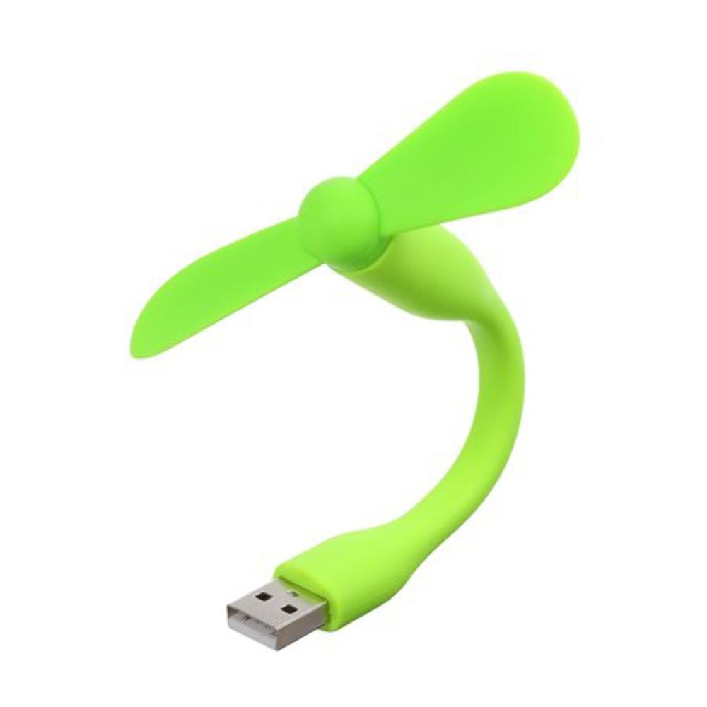 Мобильный вентилятор USB зеленый