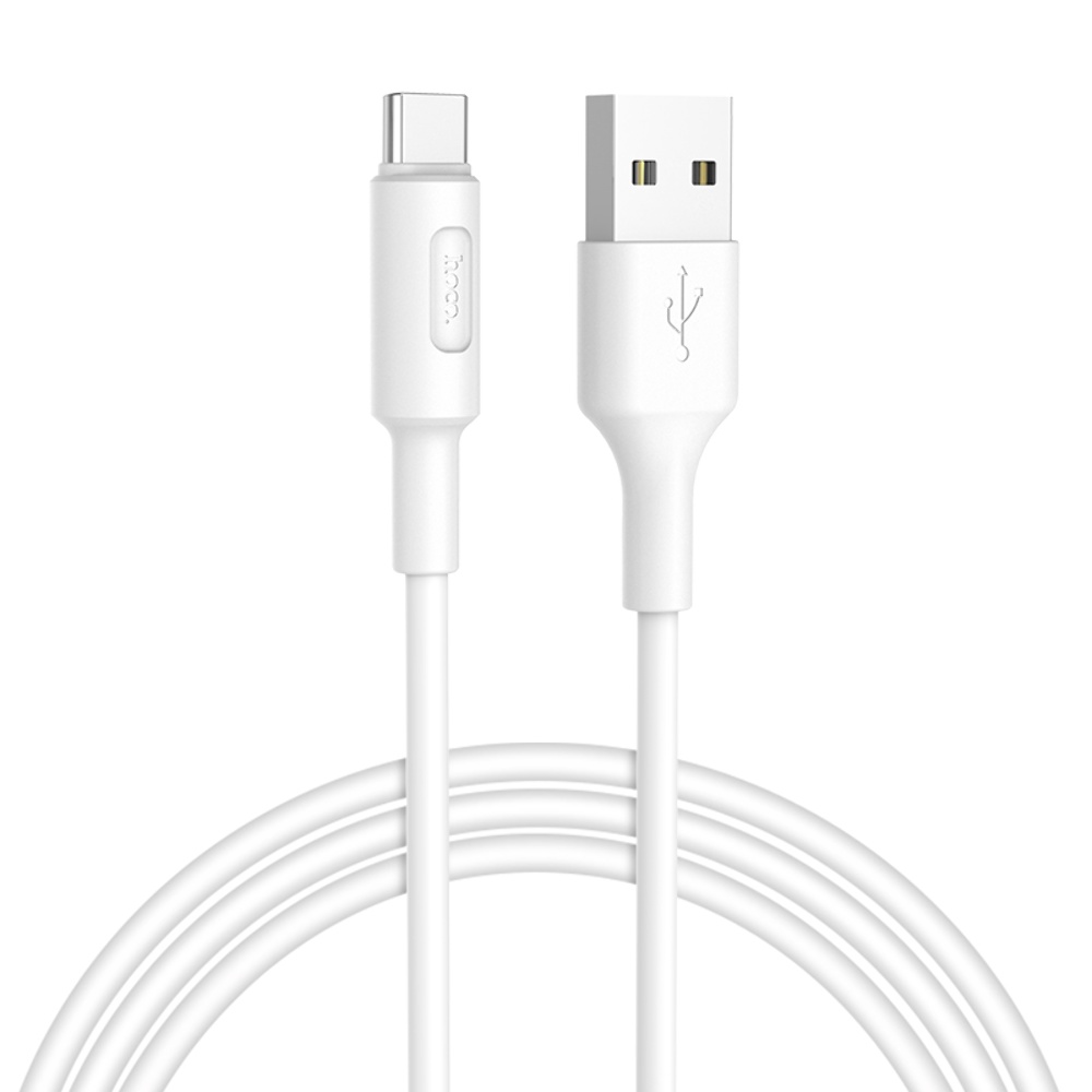 Кабель Hoco X25 USB to Type-C 1m white