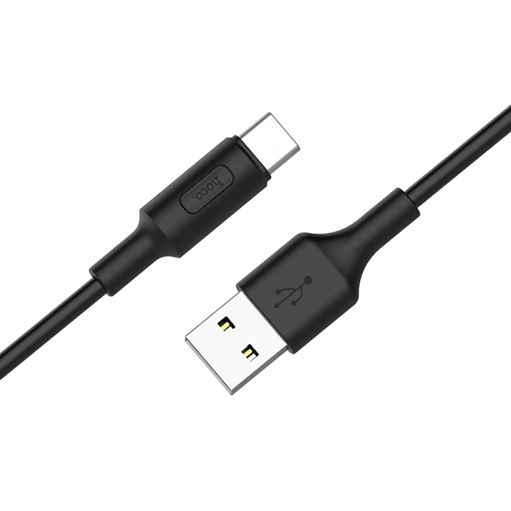 Кабель Hoco X25 USB to Type-C 1m black