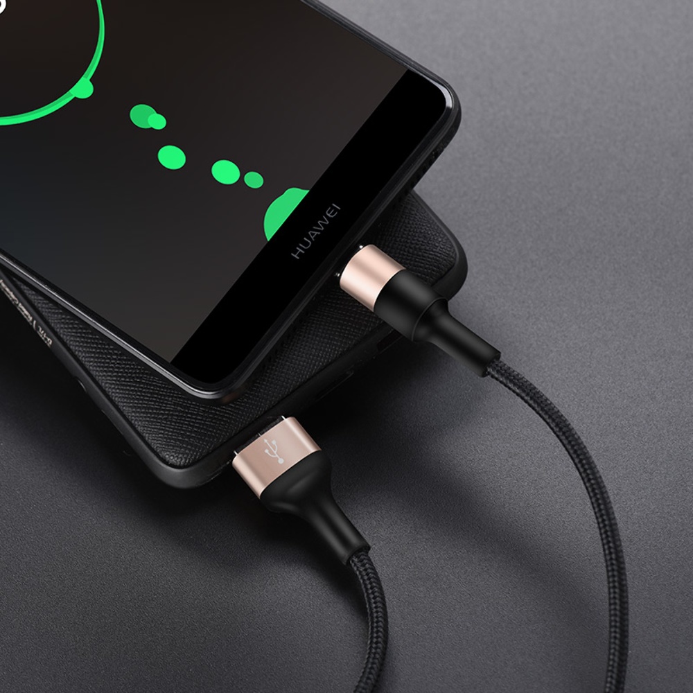 Кабель Hoco X26 USB to Type-C 1m black gold