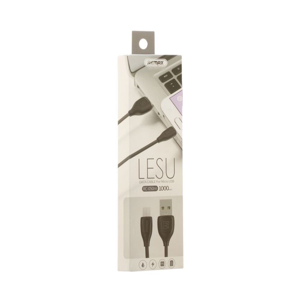 Кабель Remax RC-050m USB to MicroUSB 1m black