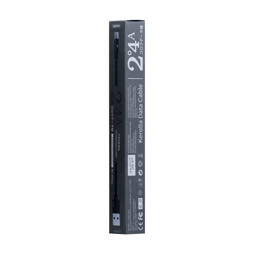 Кабель Remax RC-094m USB to MicroUSB 2m black