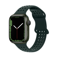 Ремешок силиконовый Hoco iWatch WA08 honeycomb 38/ 40/ 41mm olive green