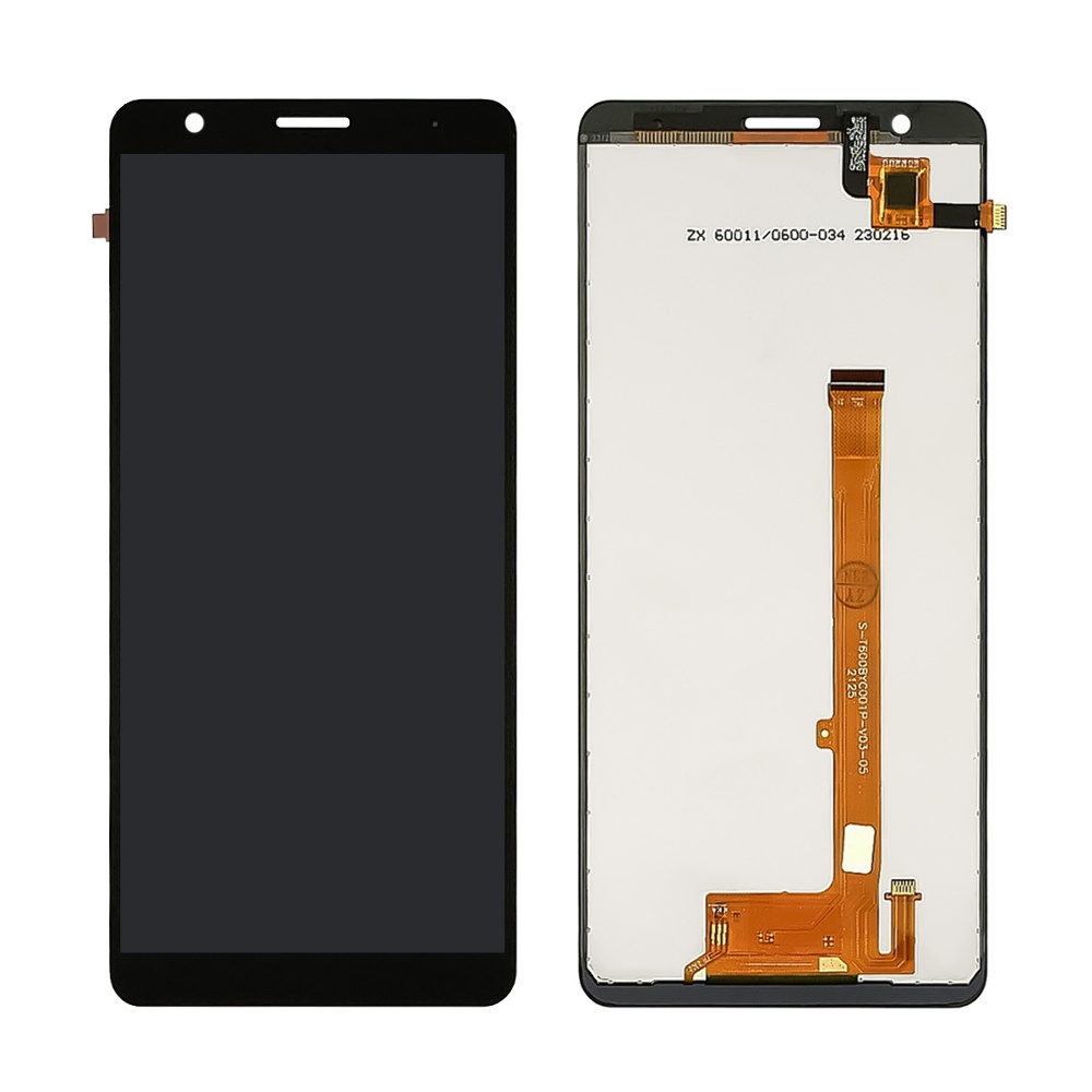 Дисплей для ZTE Blade V2020 Smart/ V30 Vita с чёрным тачскрином и корпусной рамкой