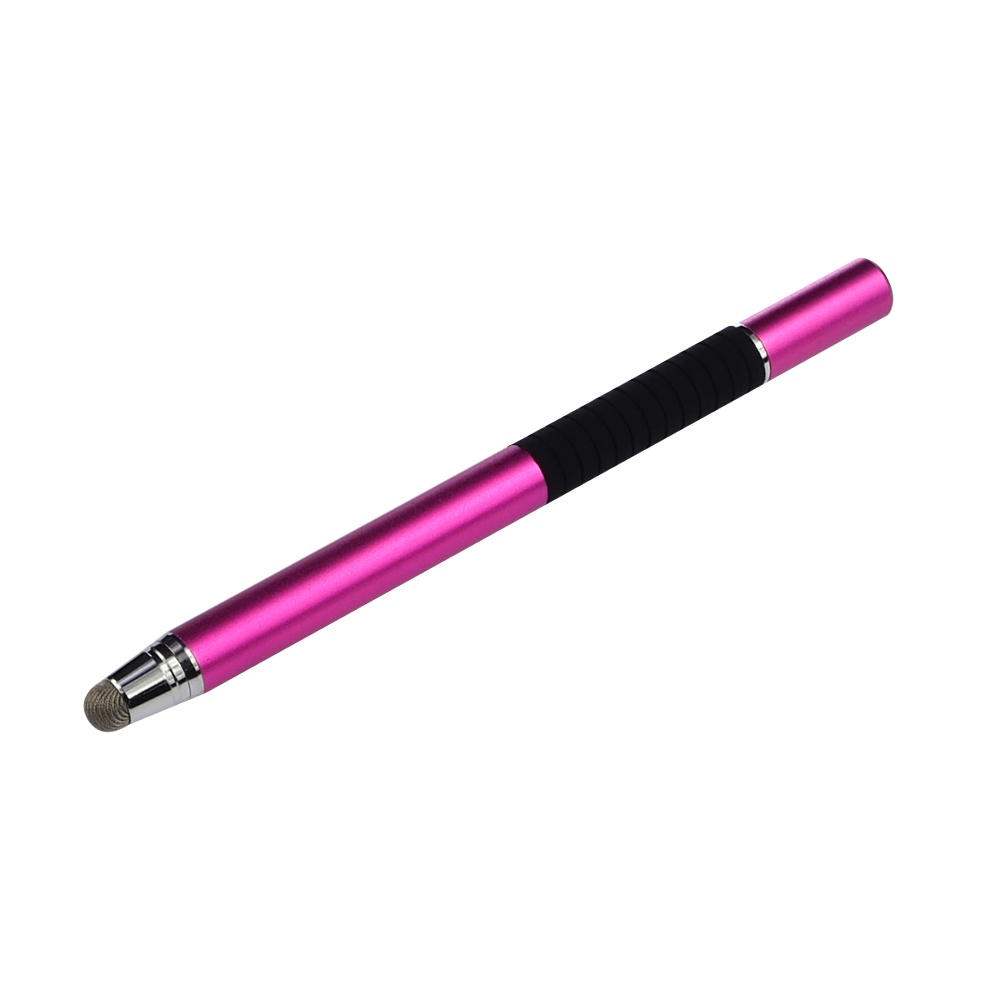 Стилус ёмкостный, высокоточный, Jot Pro , двусторонний, алюминиевый, со вставкой, розовый