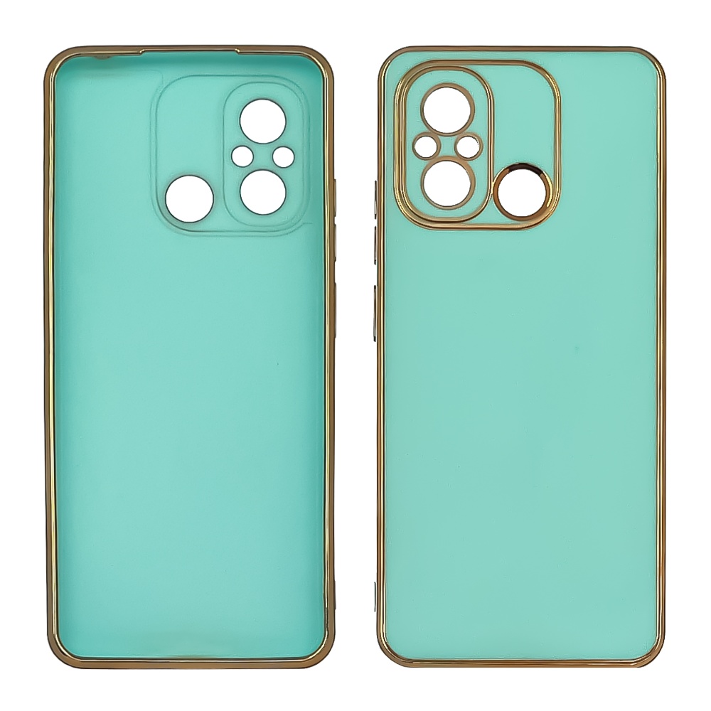 Чехол Glossy Color для Xiaomi Redmi 12C (6,71") (168,76 x 76,41 x 8,77 mm) цвет  4 бирюзовый