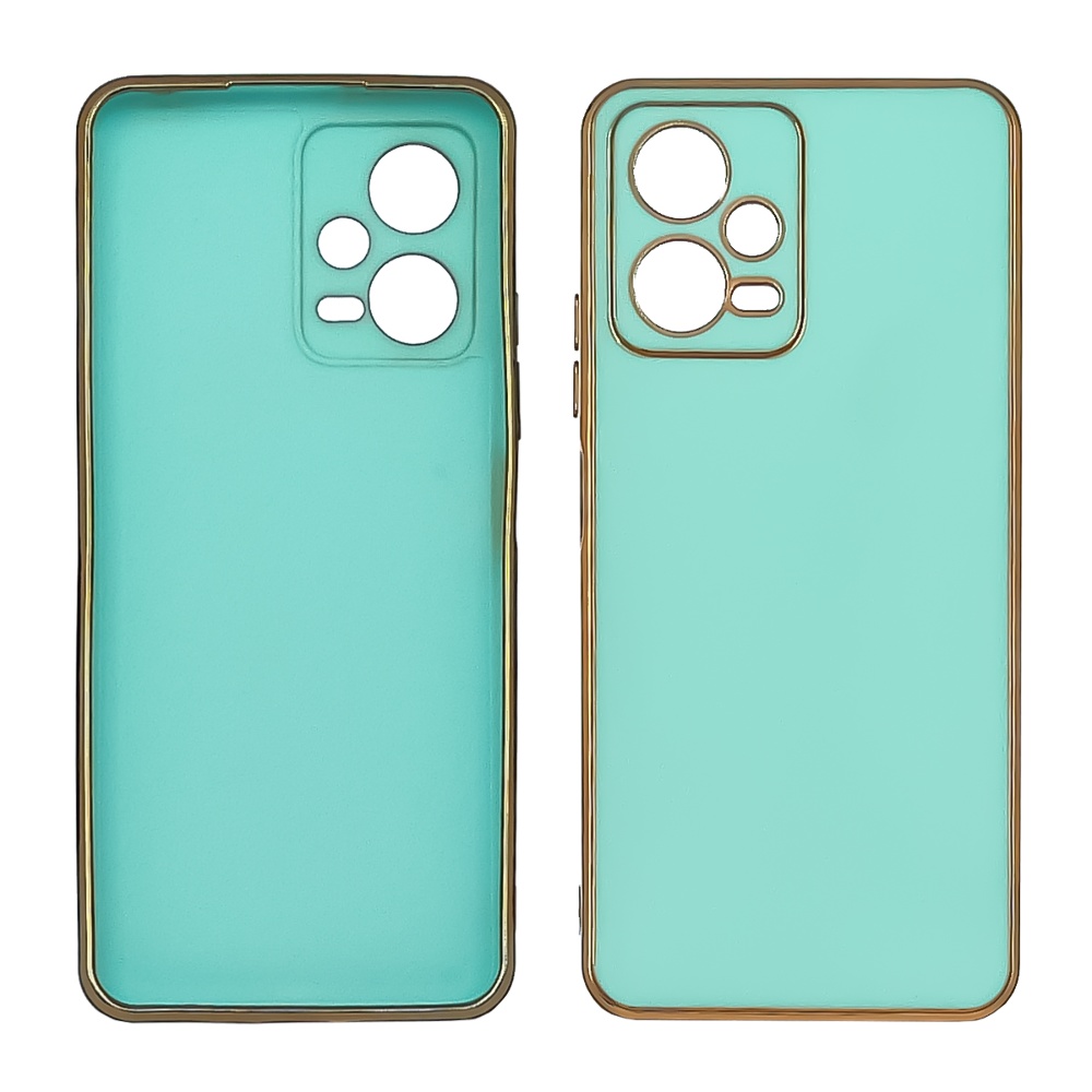 Чехол Glossy Color для Xiaomi Redmi Note 12 5G (6,67") (165,88 x 76,21 x 7,98 мм) цвет  4 бирюзовый