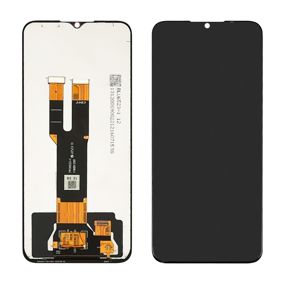 Дисплей для Nokia C32 с чёрным тачскрином