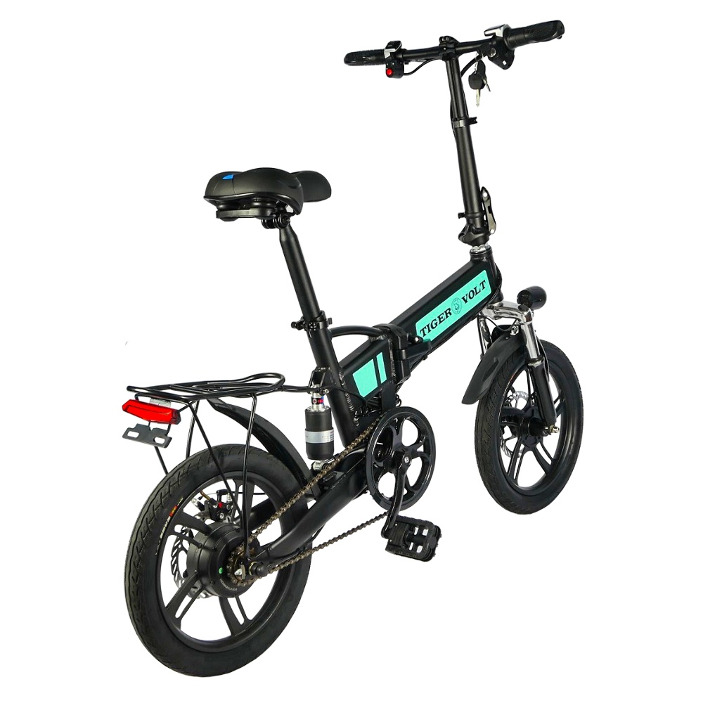 Электровелосипед ZM TigerVolt 16, чёрный, колеса 16", моторколесо 250W, аккумулятор 36V 7,5Ah (270Wh)
