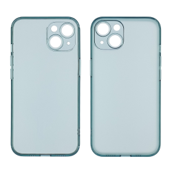 Чехол Matt Protective для Apple iPhone 14 синий Люкс