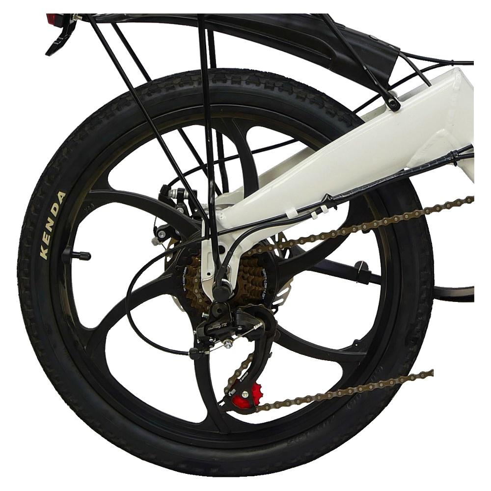 Электровелосипед ZM TigerVolt 20, белый, колеса 20", 7-скоростной, моторколесо 350W, аккумулятор 36V 7,5Ah (270Wh)