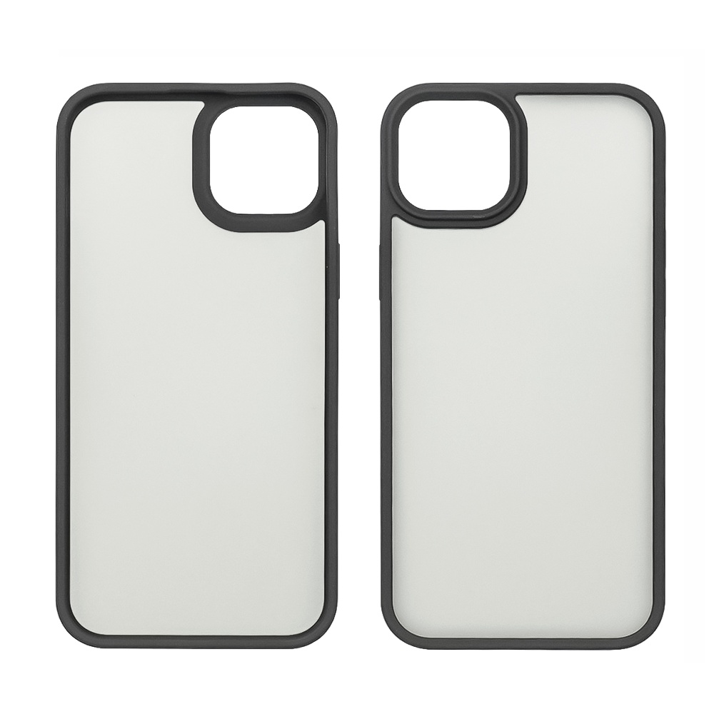 Чехол Colorful Matte Case для Apple iPhone 12 Pro Max черный Люкс