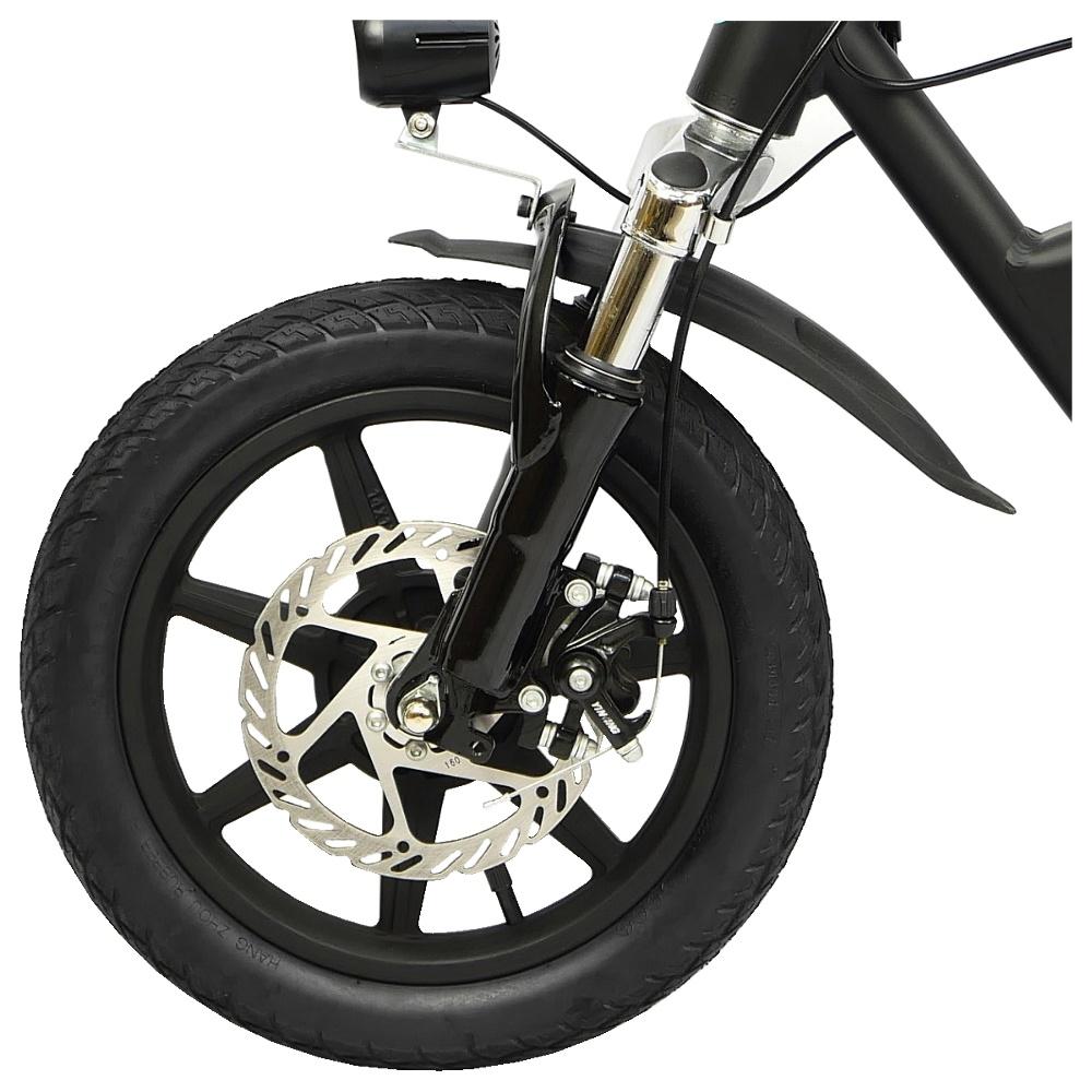 Электроскутер ZM TigerVolt 14, чёрный, колеса 14", моторколесо 250W, аккумулятор 36V 6Ah (216Wh)