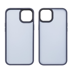 Чехол Colorful Matte Case для Apple iPhone 14 Plus темно-синий Люкс